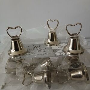 24 Heart Bell Place Card Holders, 100 Place Cards